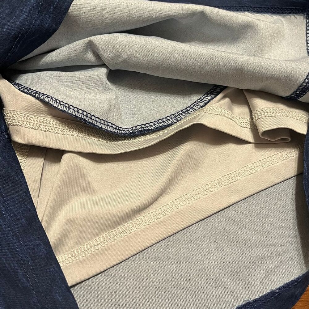 MERIPEX APPAREL Navy Heather FREEBALLERS Athletic Shorts Men’s XXXL – EUC - Picture 2 of 9